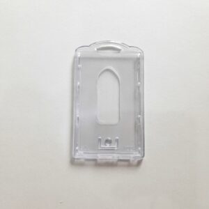 กรอบพลาสติกใส ปิดหน้าแวตั้งสำหรับใส่บัตร