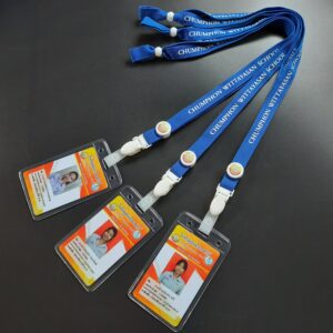 กรอบแข็งใส ใส่บัตร ห้อยป้ายพนักงาน