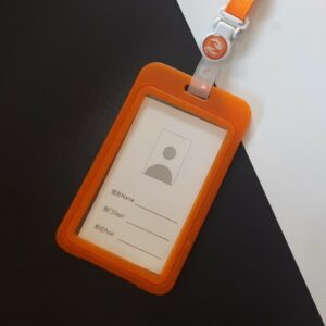 กรอบใส่บัตร รุ่นแคนดี้สีส้ม