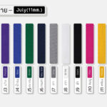 catalog รหัสสาย pantone ชาร์ตสี เนื้อผ้าสายคล้องคอ ขนาด 11มม.