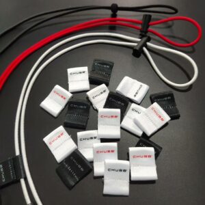 สายคล้องแมสยางยืด ติดป้ายลาเบลพิมพ์โลโก้ เป็นของแจกที่ระลึก