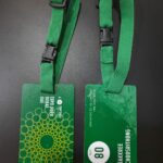 tagป้ายชื่อห้อยกระเป๋าเดินทาง สีเขียว สำหรับกรุ๊ปทัวร์ กลุ่มเดินทาง