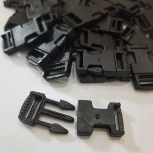 อะไหล่ประกอบสายคล้อง สายกระเป๋า รีลิสฮุค ตัวปลดล็อคสีดำ 20มม.