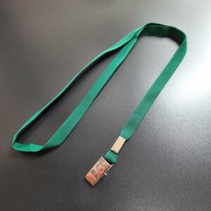 สายคล้องเปล่า สายไม่สกรีน สายคล้องห้อยป้าย สีเขียว