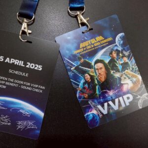 บัตรVIP งานคอนเสิร์ต พร้อมสายคล้องคอ ป้ายเข้างานขนาดใหญ่ บัตรStaff